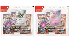 Pokemon SV5 Temporal Forces 3-Pack Blister - Both 3-Pack Blisters